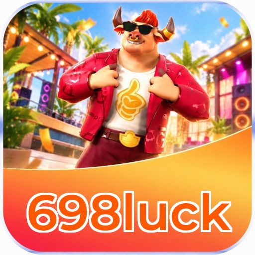 Interface da plataforma 698luck mostrando slots populares e bônus de boas-vindas